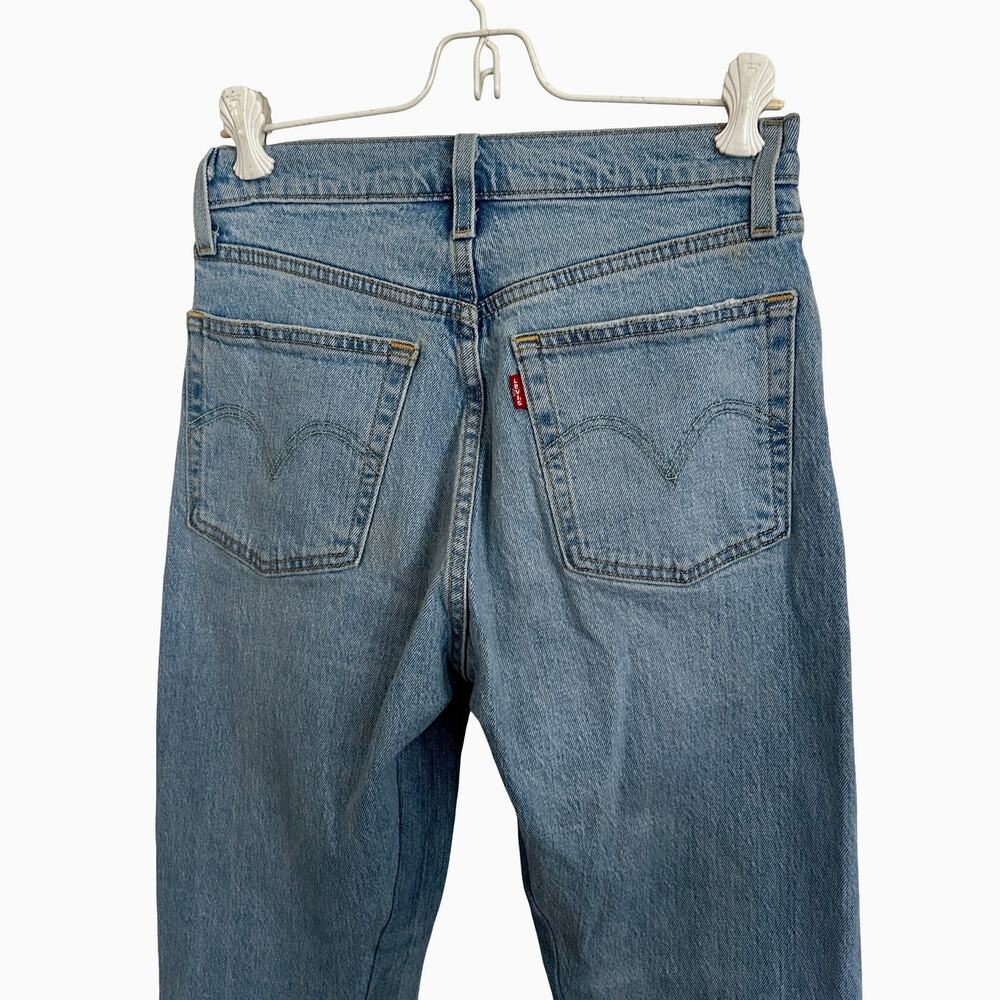 Custom Reworked Levi's 501 Split-Hem Flare Paint Splatter Jeans Size 25 - Picture 4 of 13